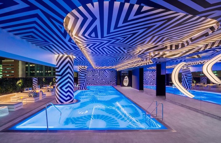 The Roof Top Pool at the W Hotel