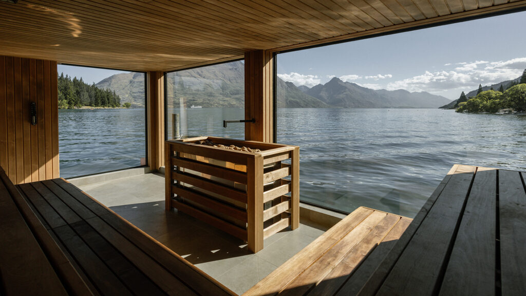Watershed Sauna Interior